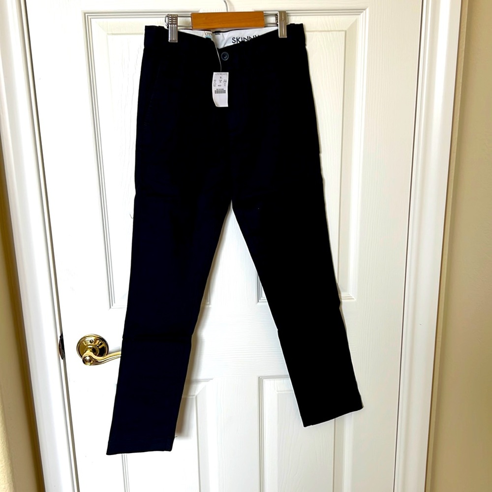 Jcrew boy’s skinny everyday stretch pants size10 black
